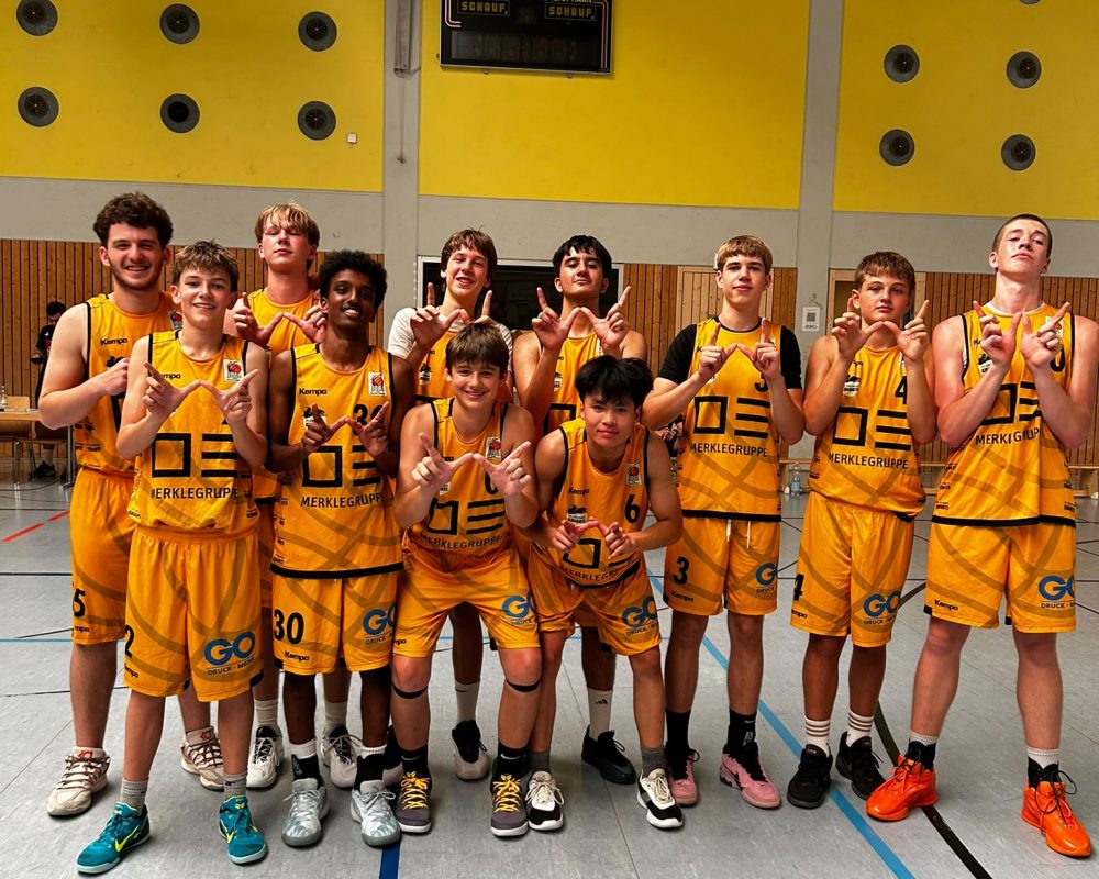 U16 der VfL Kirchheim Knights qualifiziert sich für die Regionalliga
