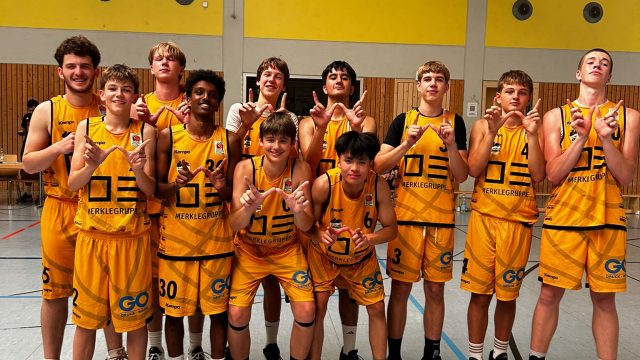U16 der VfL Kirchheim Knights qualifiziert sich für die Regionalliga