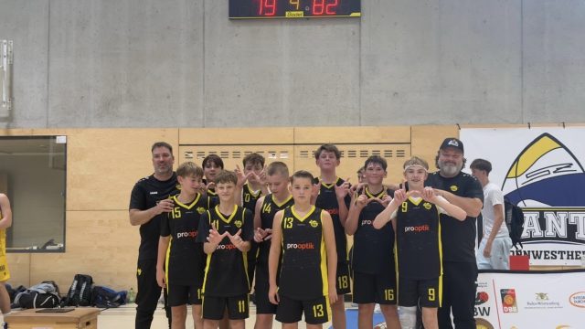 Gelungener Saisonauftakt für die U14-1 – Auftaktsieg in der Oberliga!